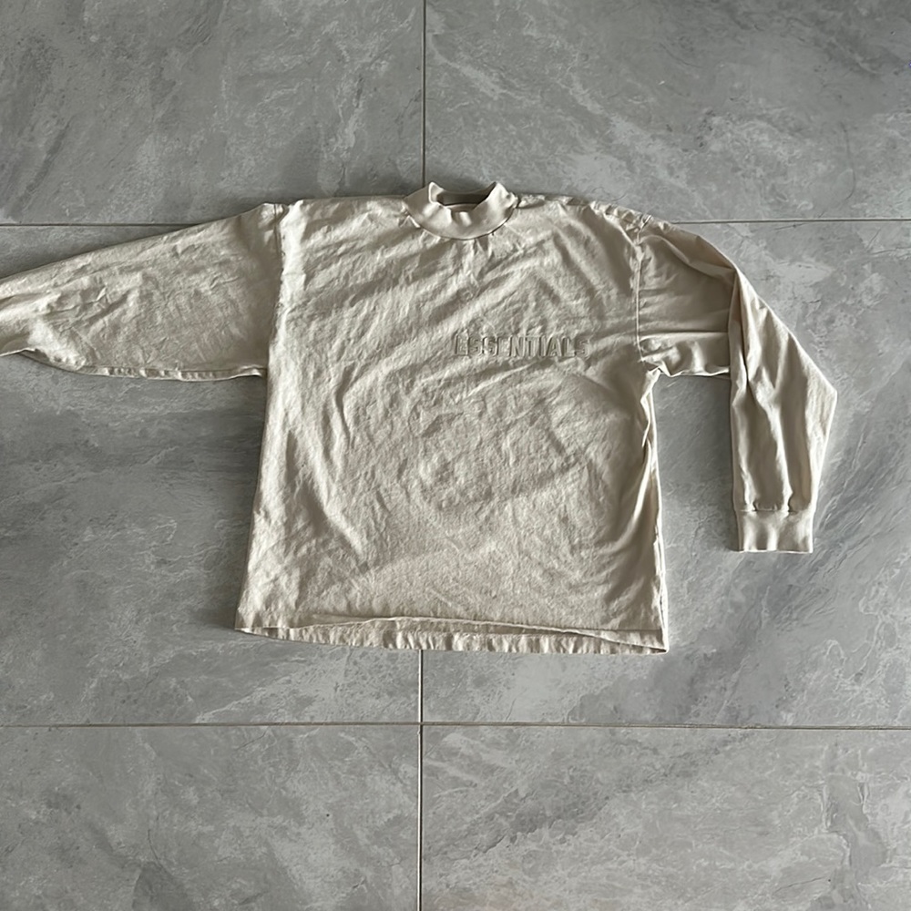 Brand New! (No Tags) Cream Essential Fear of God Sweatshirt